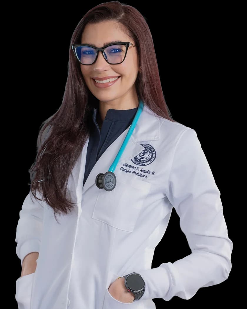 Dra. Giovanna Amador — Cirujana Pediátrica